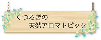 くつろぎの天然アロマピック